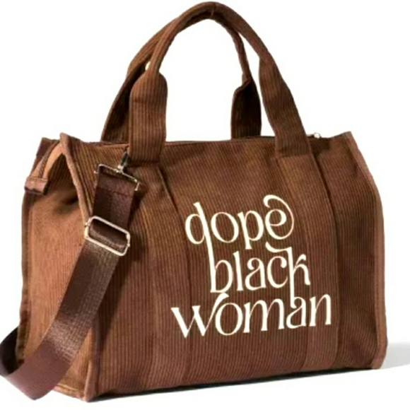 NWT Black History Month: Dope Black Woman Tote Bagπ§π½ββοΈ πβπ½ - Hard to Find - Picture 3 of 11